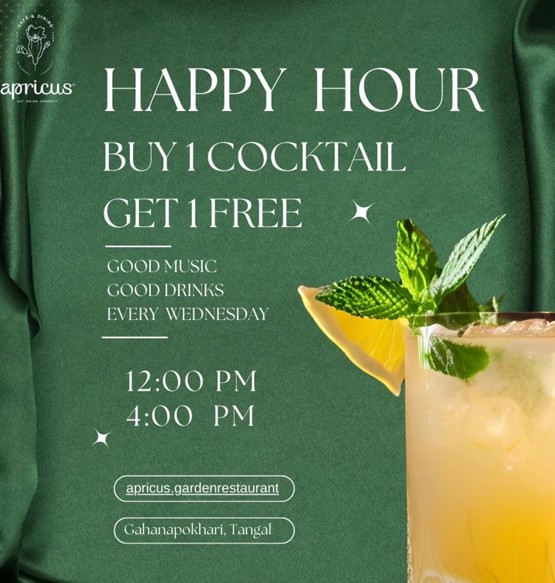 Midweek just got better with Free Cocktails!