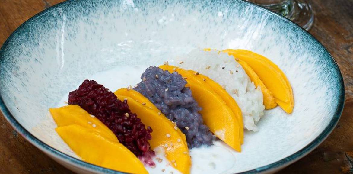 Enjoy the sweetness of the summer with our Mango Sticky Rice Mango Sticky Rice at Apricus